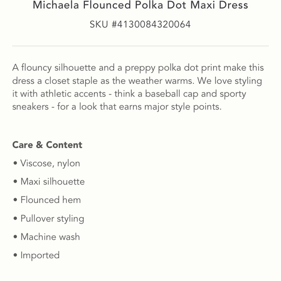 ANTHROPOLOGIE Michaela Flounced Polka Dot Terra Cotta Midi Dress Summer M - Picture 7 of 9